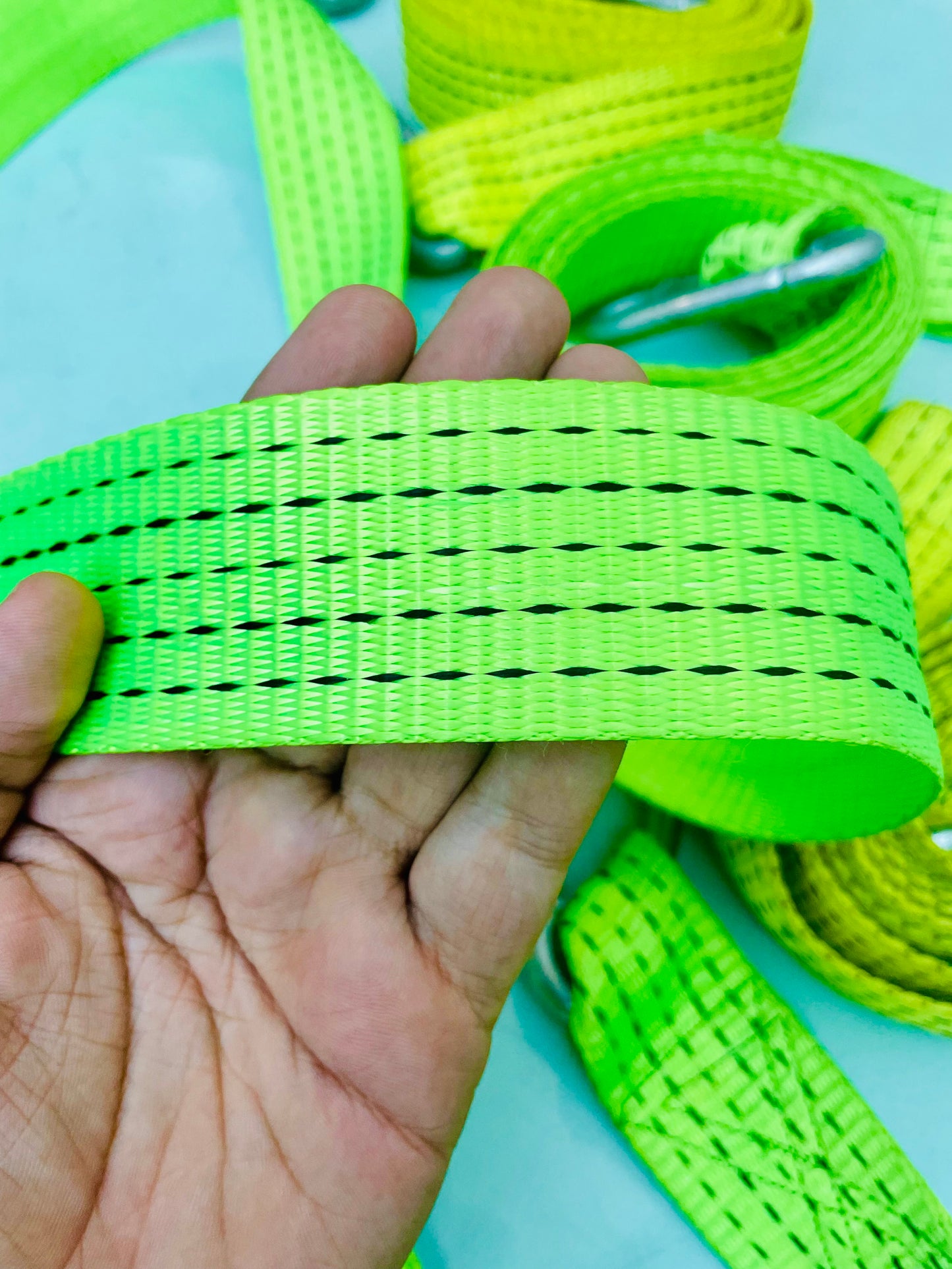 9ft Heavy-Duty Two-Chain Cable with Dual Steel Hooks | AwamiImport.com