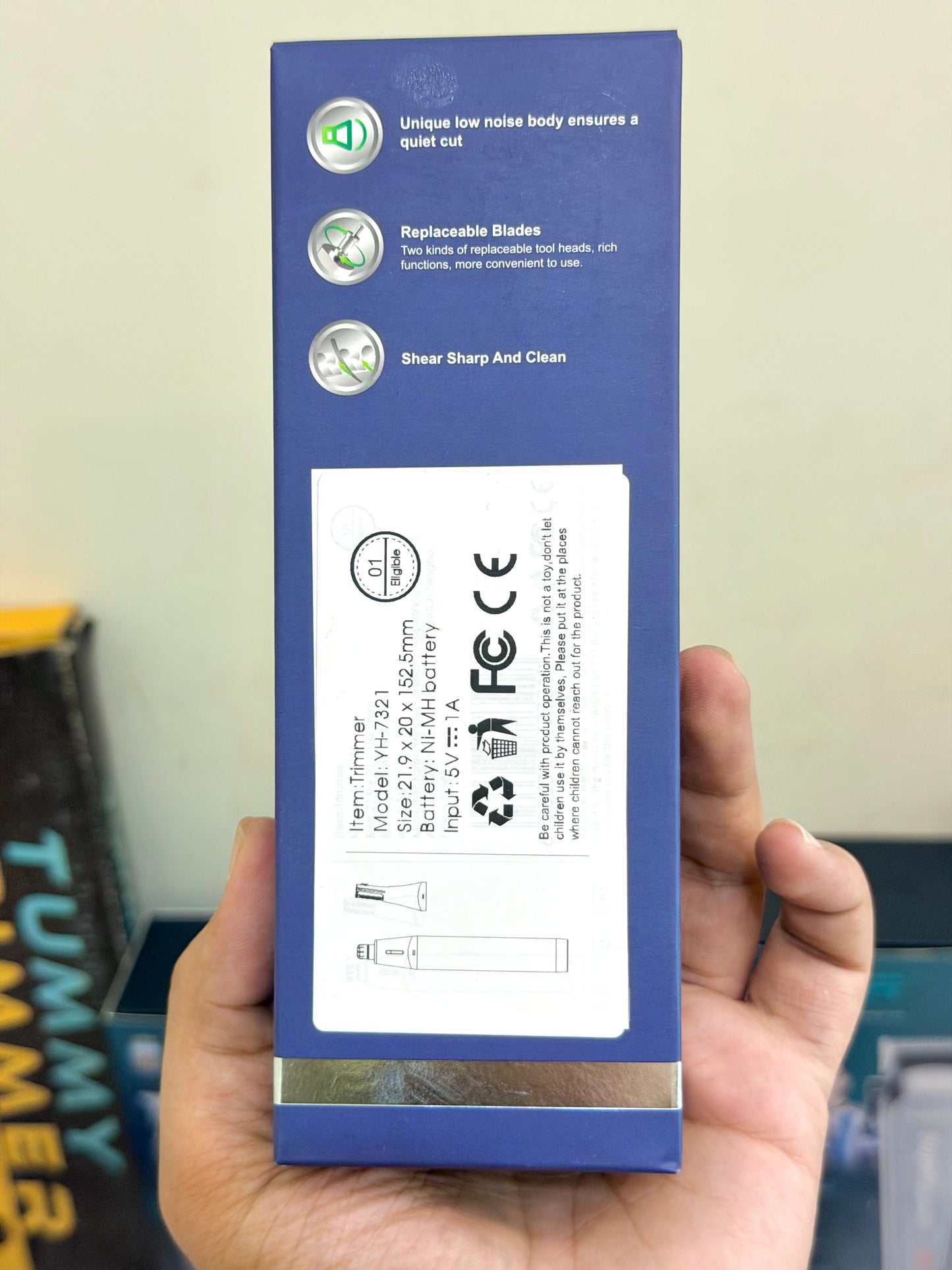 ✂️ 2-in-1 Nose & Eyebrow Trimmer YH-7321 – AwamiImport.com