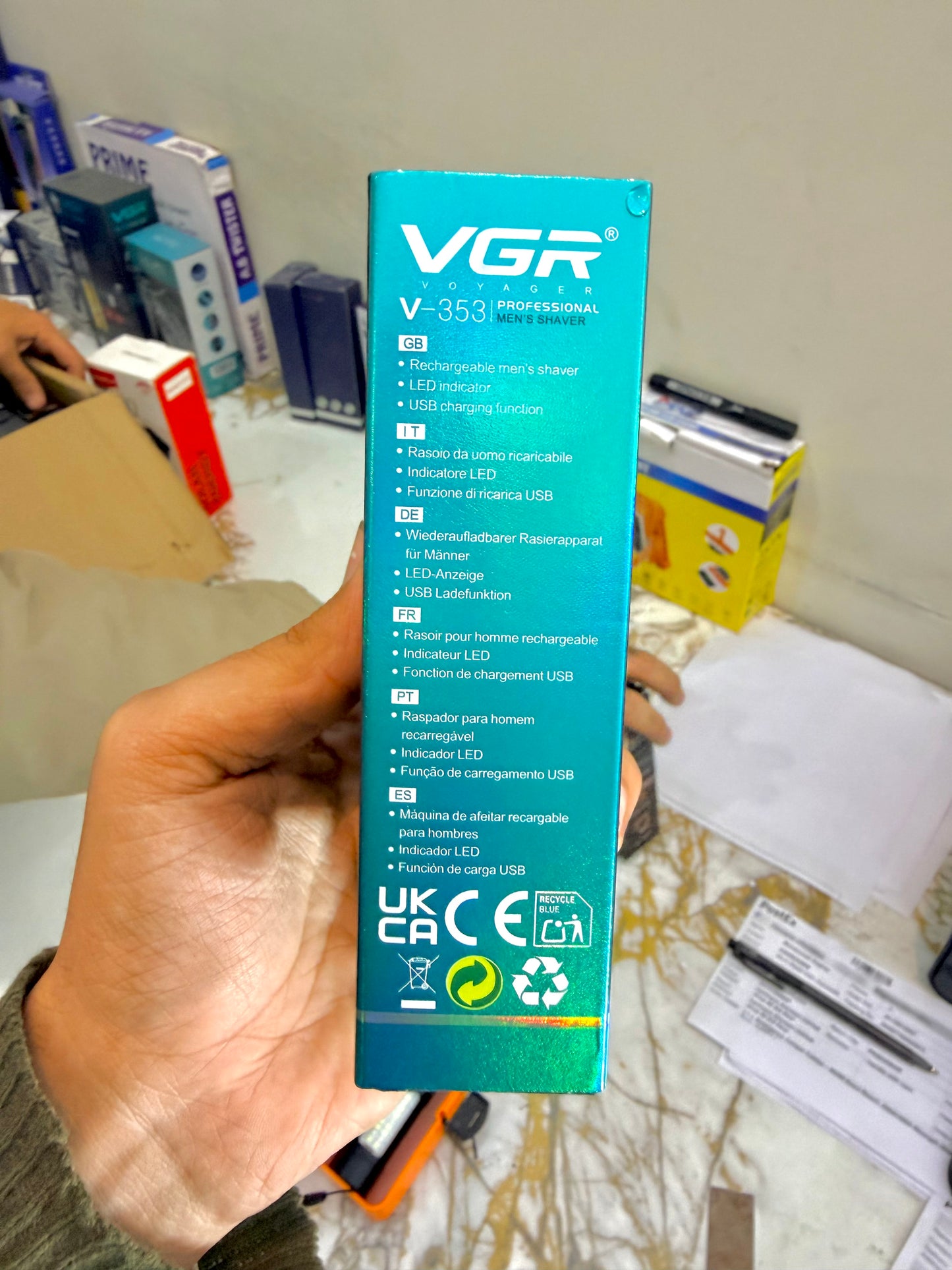 VGR V-353 Rechargeable Electric Shaver – Smooth & Powerful ⚡🪒