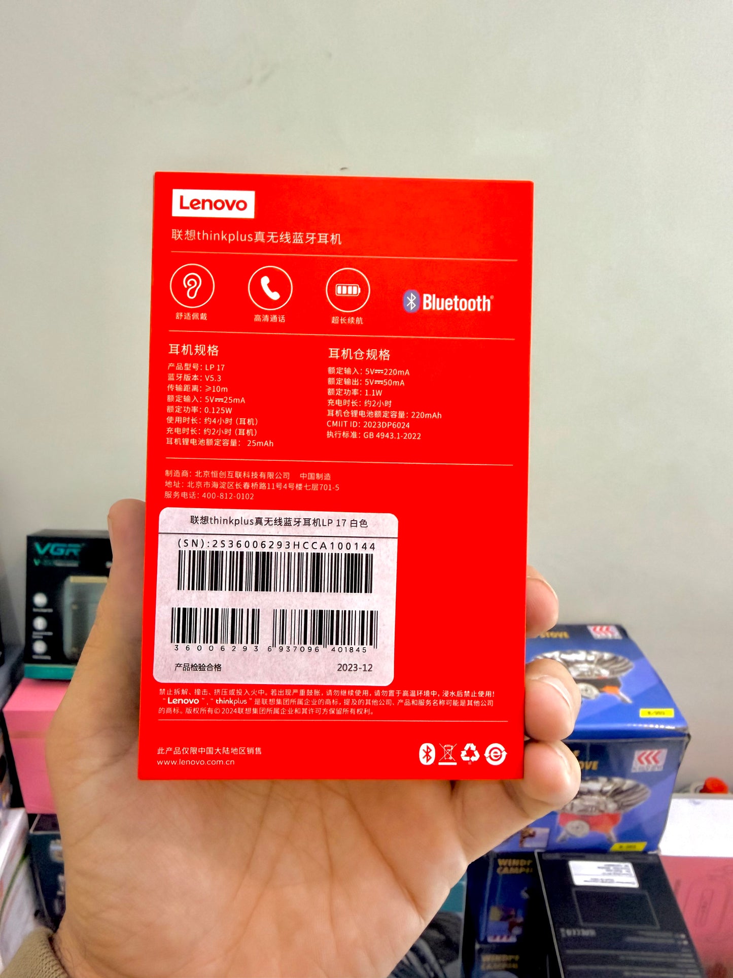 🎧 Lenovo Thinkplus Wireless Earbuds – Crystal Clear Sound & 6-8 HOUR TIME