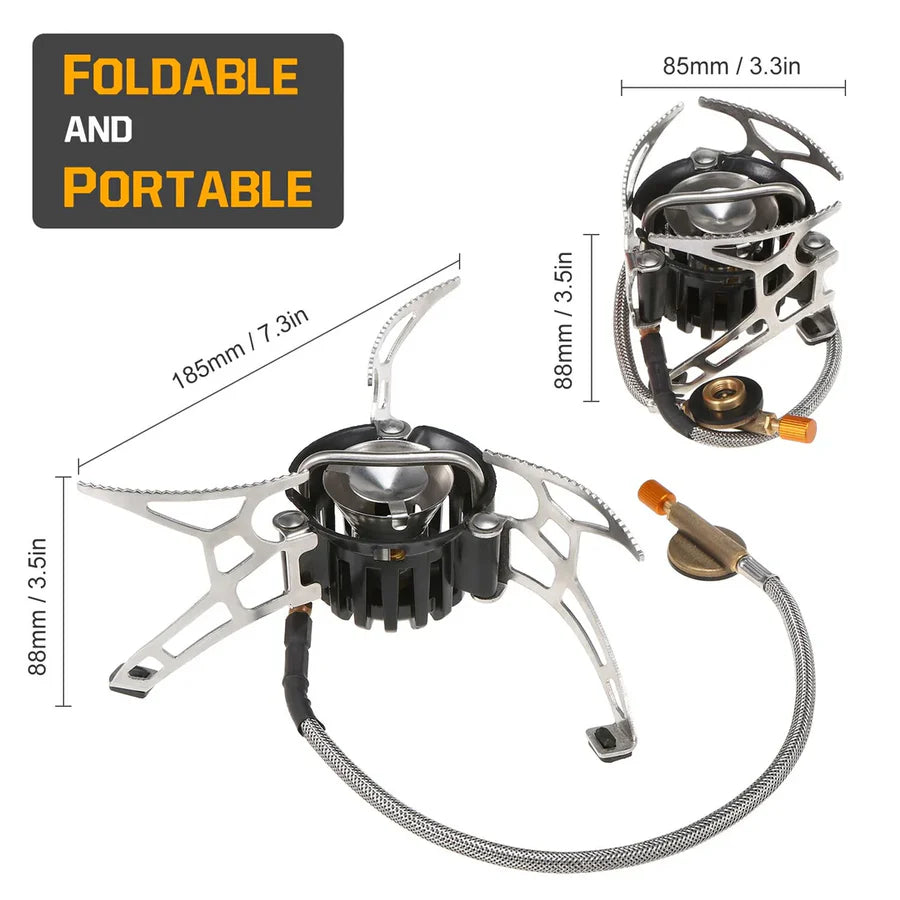 Multi-Fuel Outdoor Camping Stove – High-Performance & Portable