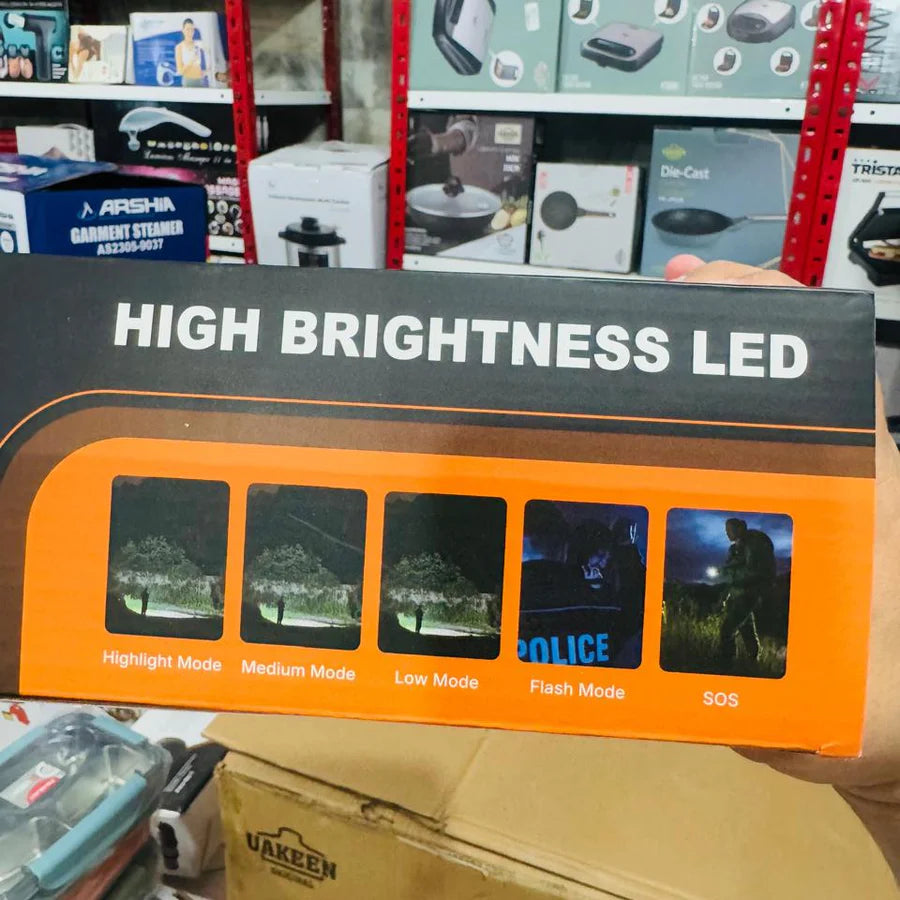 Yemao High Power LED Flashlight – Ultra-Bright & Long-Range Torch | AwamiImport.com