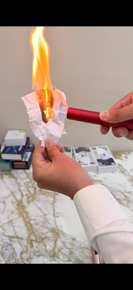 🔥 Jet Flame Torch Lighter Windproof Refillable Metal Body – AwamiImport.com