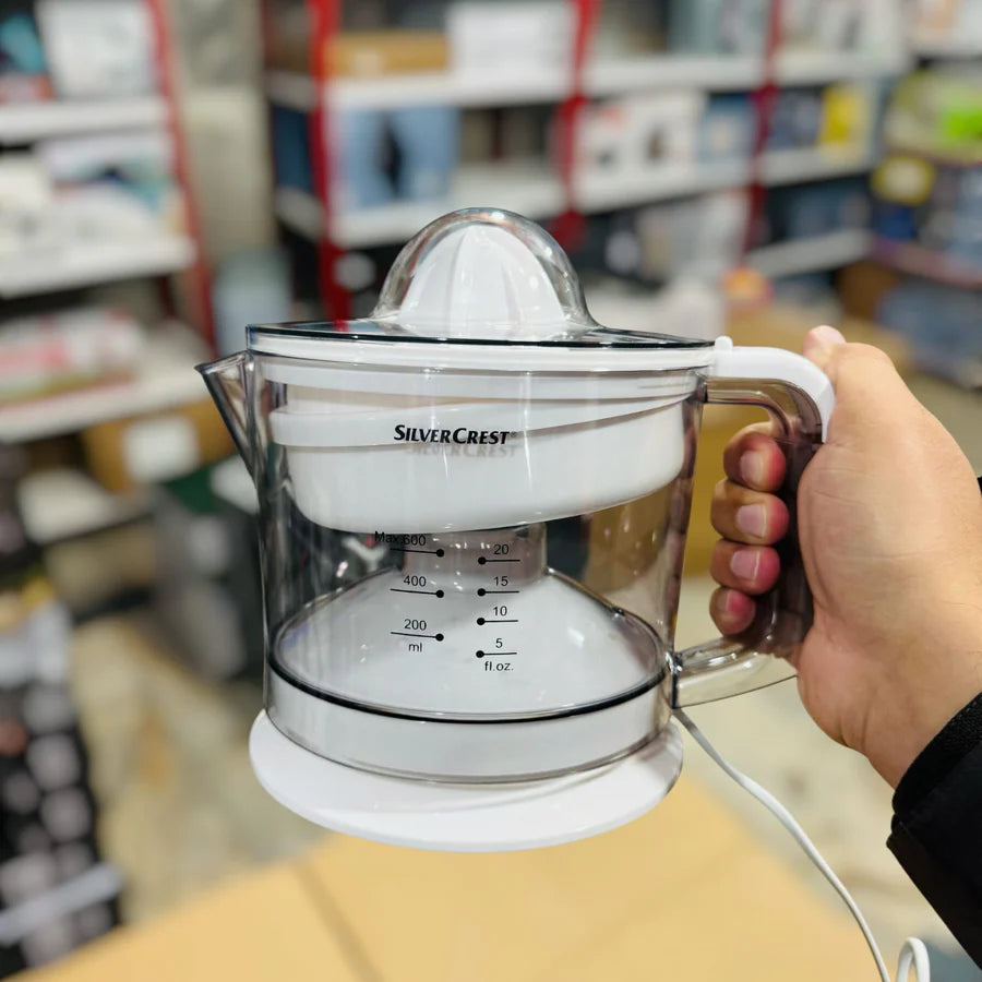 Silver Crest Electric Citrus Juicer – Fresh Juice in Seconds | AwamiImport.com
