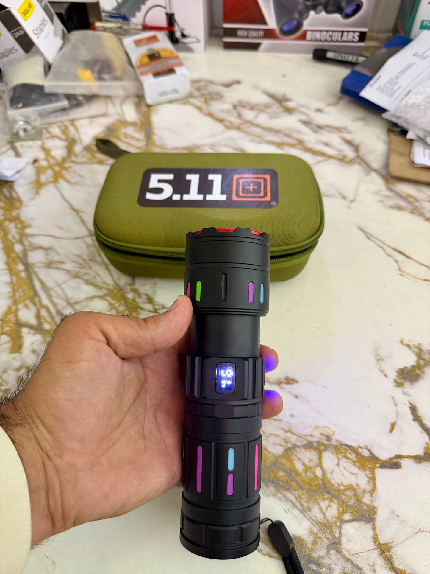 Imported USA 5.11 Long Range Torch – 5 Hours Backup High Power Flashlight