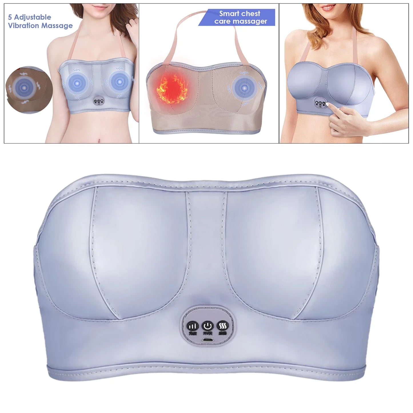 Women's Chest Massager KL-2022 – Comfort Massage & Gentle Vibration for Daily Relaxation | Recharg Massager
