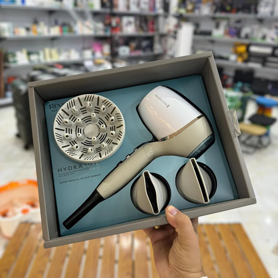 Remington Hydra Luxe Pro Hair Dryer – Advanced Moisture Lock & Fast Styling | AwamiImport.com