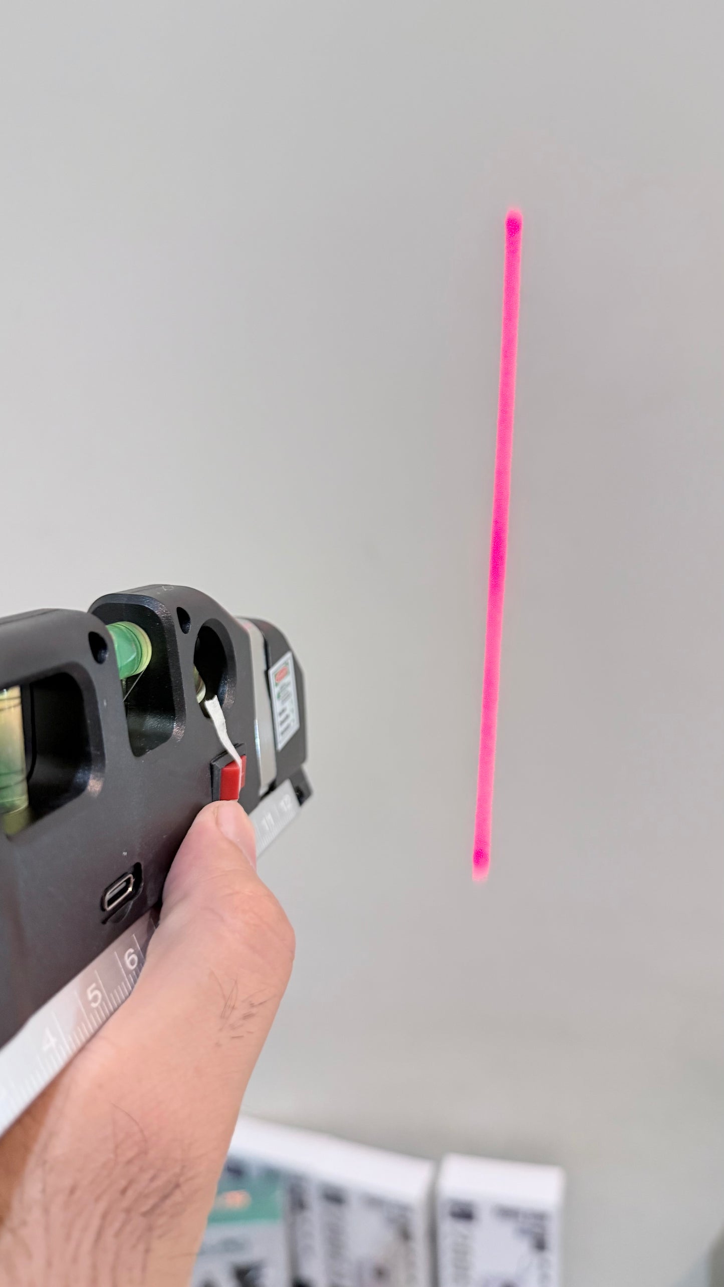 8-in-1 Laser Level Measure with Steel Tape – Multipurpose Measuring Tool with Laser & Scale |
