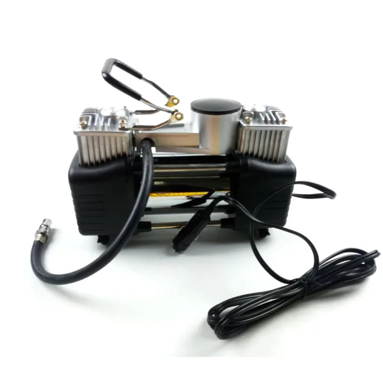 Imported Air Compressor Dual Cylinder Full Kit with Box – Heavy Duty 12V Auto Tyre Inflator Pump