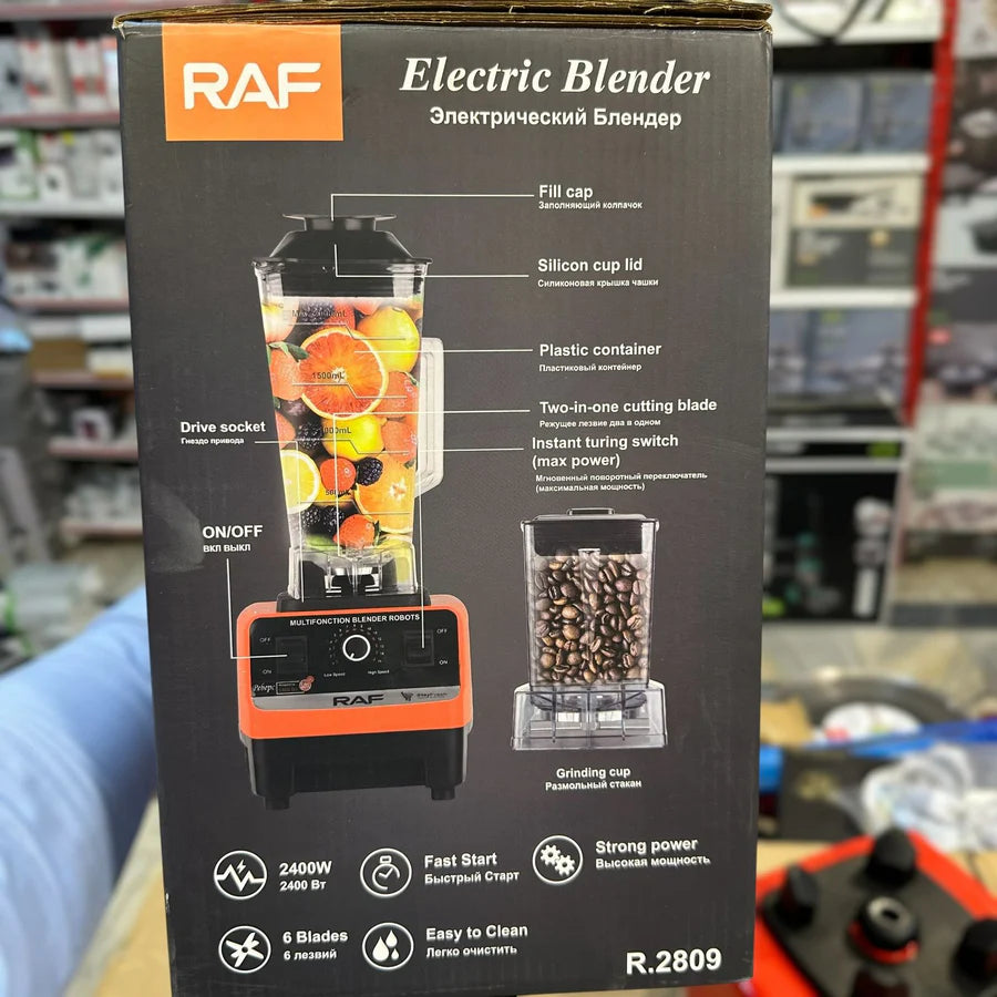 RAF R2809 2-in-1 Blender & Grinder – Powerful & Compact Design | AwamiImport.com