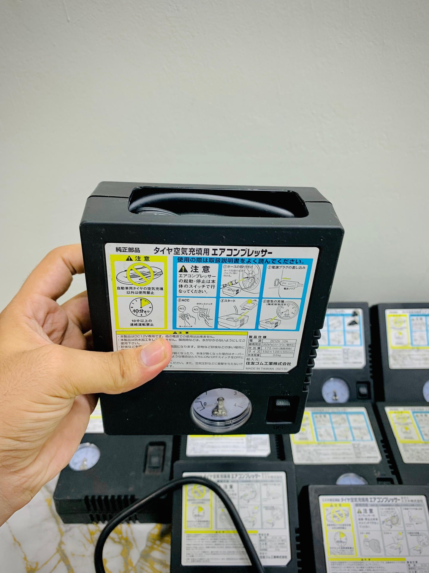 Original Japan Lot Tyre Inflator – Heavy Duty & Fast Pump | AwamiImport.com