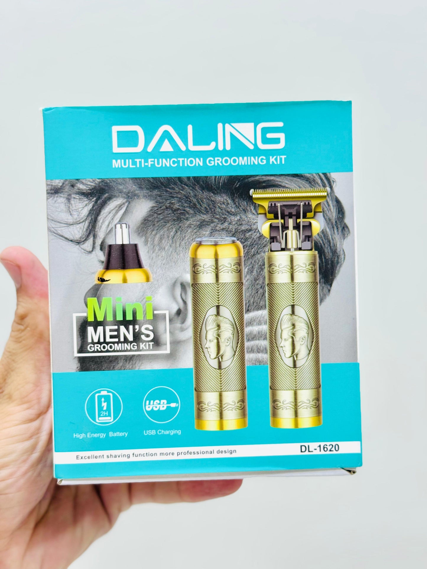 Daling DL-1620 | 3-in-1 Grooming Kit – Trimmer + Shaver + Nose Trimmer