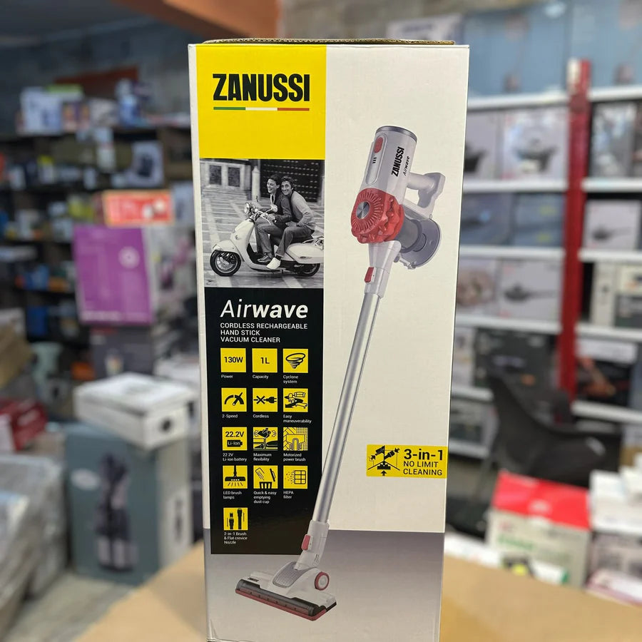 Zanussi Airwave Cordless Vacuum Cleaner – Powerful Rechargeable Stick Cleaner | AwamiImport.com