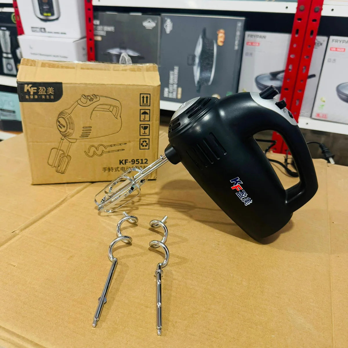 KF-9512 Hand Mixer – 300W Power with 7-Speed Control | AwamiImport.com