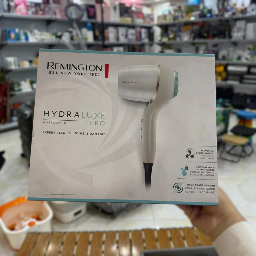 Remington Hydra Luxe Pro Hair Dryer – Advanced Moisture Lock & Fast Styling | AwamiImport.com
