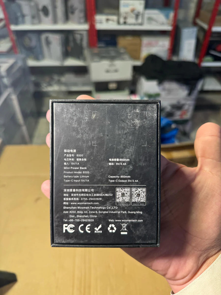 Beaushe 850mAh Ultra Mini Power Bank – Pocket-Sized Emergency Charger | AwamiImport.com