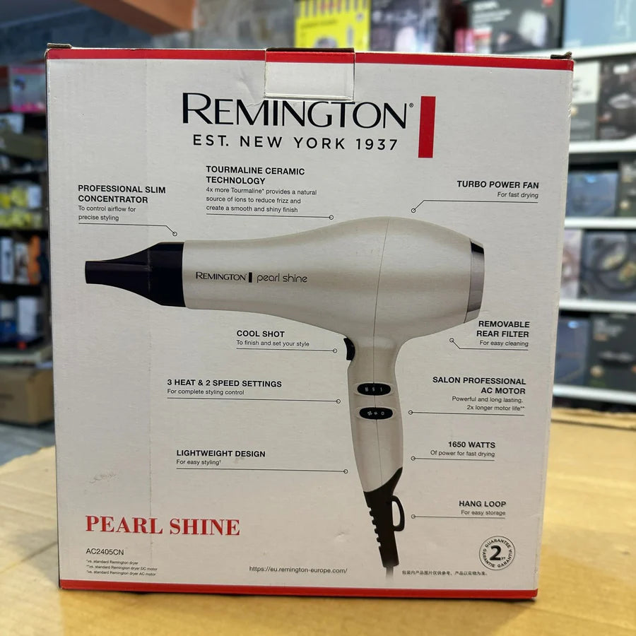 Remington Pearl Shine Hair Dryer – Fast, Frizz-Free & Professional Styling | AwamiImport.com