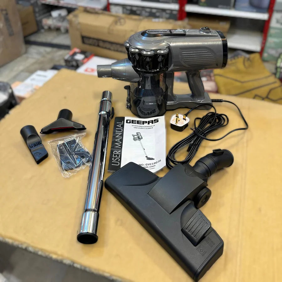 Geepas 2-in-1 Corded Stick & Handheld Vacuum Cleaner 19036 | AwamiImport.com