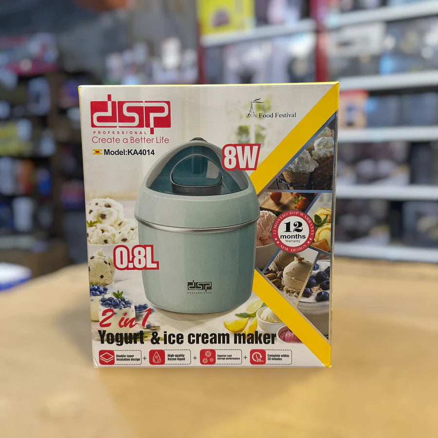 DSP 2-in-1 Yogurt & Ice Cream Maker – Homemade Treats Made Easy | AwamiImport.com