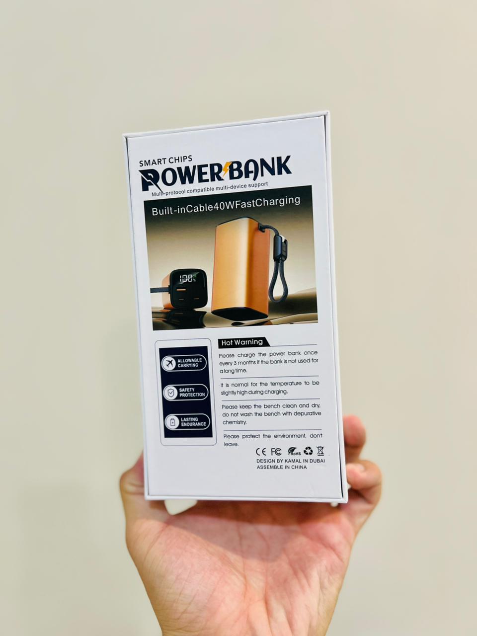 Kamal KPB-17 Pro Max 20000mAh Power Bank – 40W Fast Charging