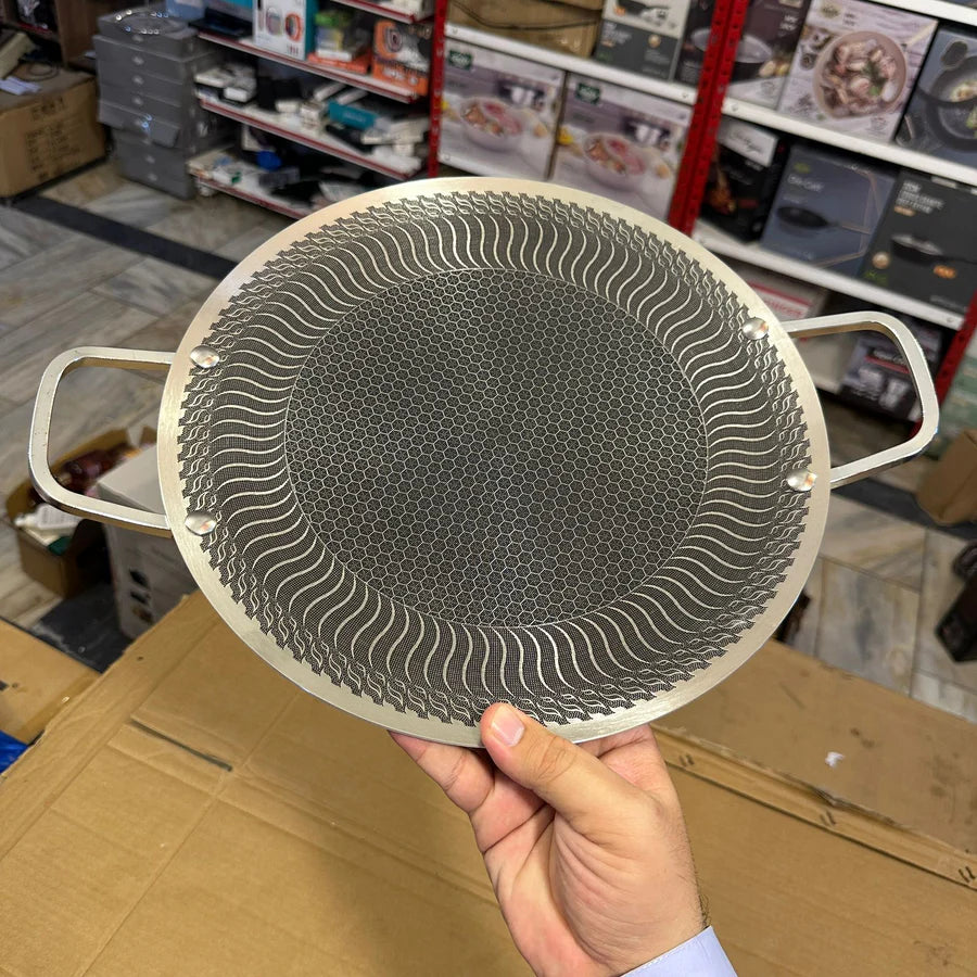 Laser Coated Honeycomb Tawa Premium Cookware | AwamiImport.com