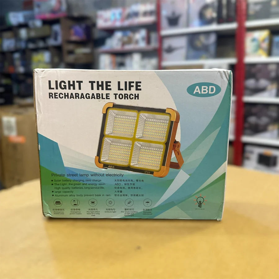 100W Dual Rechargeable Multifunction Light D8 – Ultra-Bright LED | AwamiImport.com
