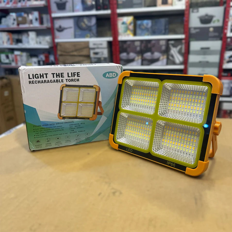 100W Dual Rechargeable Multifunction Light D8 – Ultra-Bright LED | AwamiImport.com