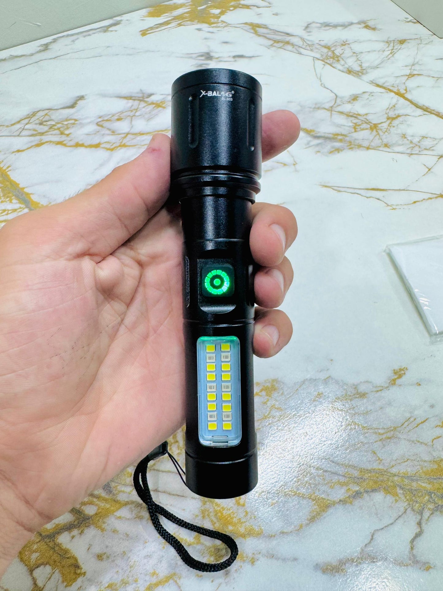 X-BALOG LED TORCH – RECHARGABLE | LITHIUM BATTERY  | USA LOT