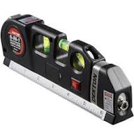 8-in-1 Laser Level Measure with Steel Tape – Multipurpose Measuring Tool with Laser & Scale |