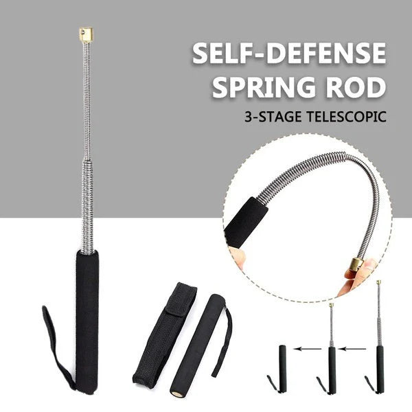Self-Defence Extendable Spring Baton – Compact & Reliable Protection | AwamiImport.com