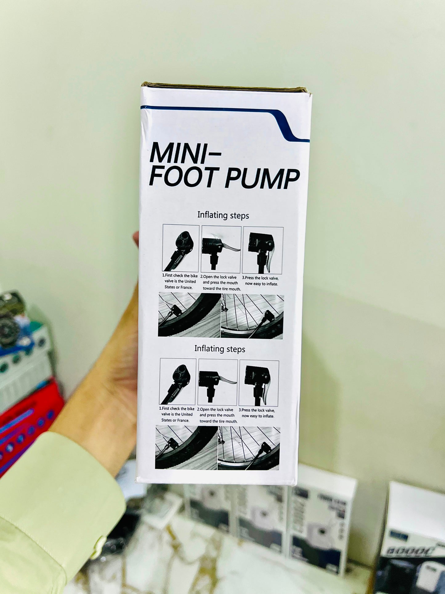 Foot Air Pump 45 PSI with Gauge – Fast & Easy Tyre Inflator | AwamiImport.com
