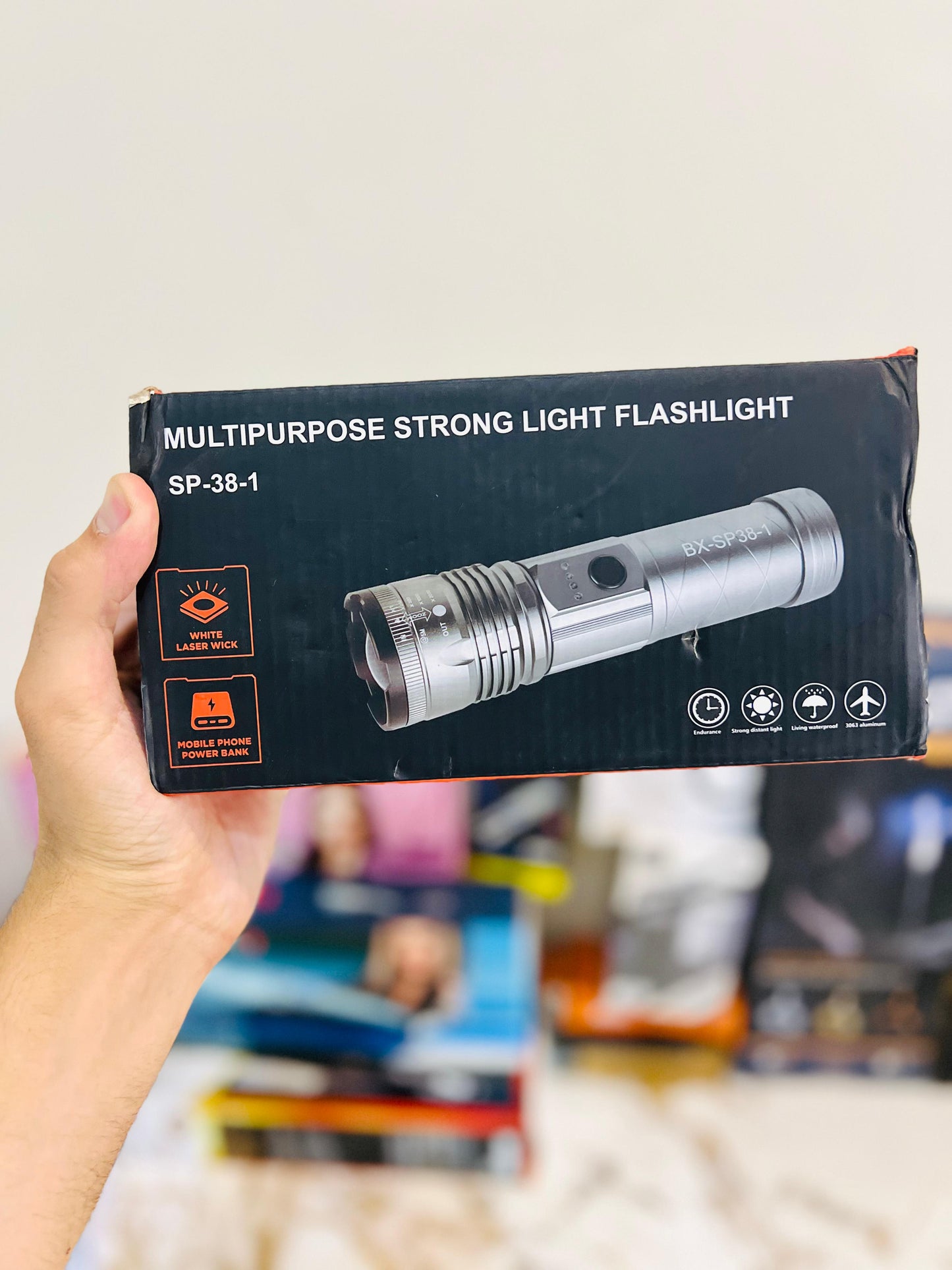 SP-38-1 Multipurpose Strong Light Flashlight – |AwamiImport.com