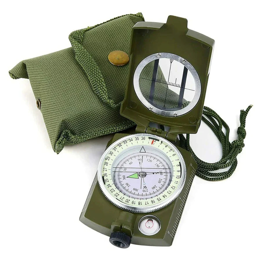 High Precision Military Lensatic Compass – Reliable Outdoor Navigation | AwamiImport.com