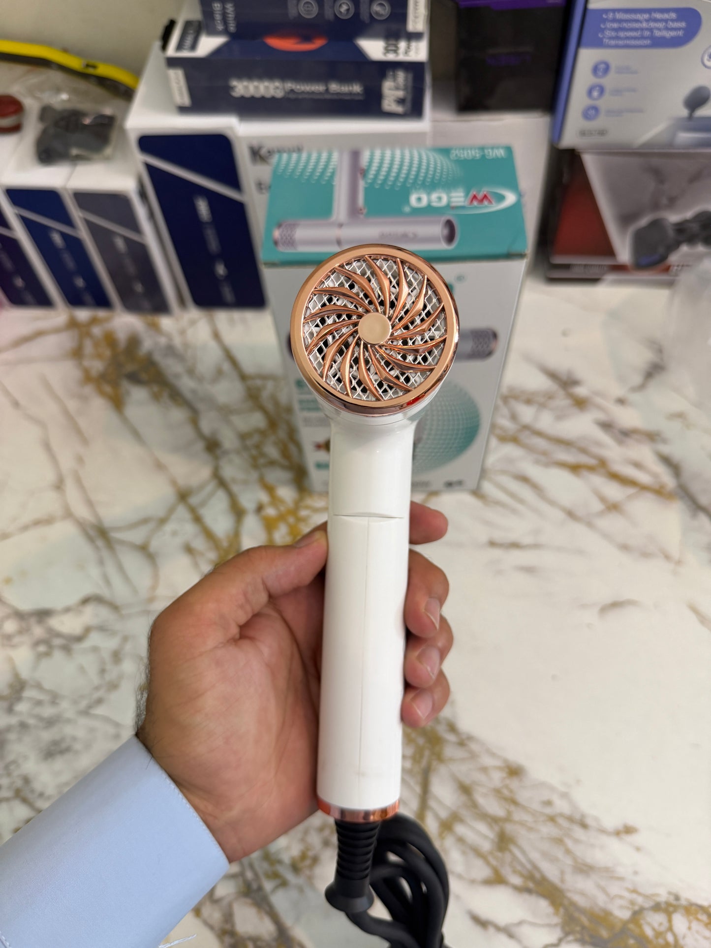 WEGO Foldable Hair Dryer – Compact Fast Drying with 1 Year Warranty | AwamiImport.com