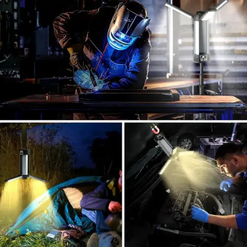 Super Bright Work Light P50 Led+ 3 COB Work Light with Digital Power Display