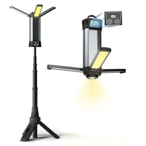 Super Bright Work Light P50 Led+ 3 COB Work Light with Digital Power Display