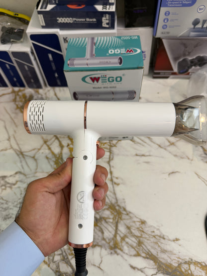 WEGO Foldable Hair Dryer – Compact Fast Drying with 1 Year Warranty | AwamiImport.com