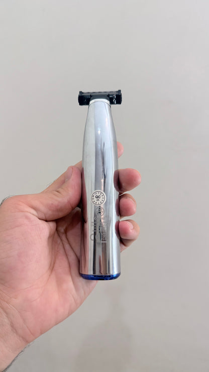 KEMEI KM-3236 2-in-1 Grooming Kit – Metal Body Beard Trimmer & Precision Eyebrow Trimmer for Men