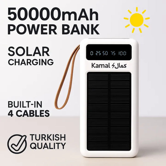Kamal Solar Energy Power Bank 50,000mAh S303 | AwamiImport.com