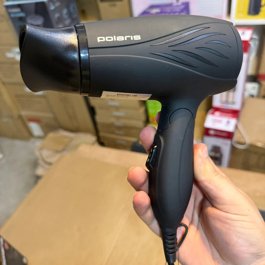 Polaris Switzerland Foldable Hair Dryer – Compact, Powerful & Travel-Friendly | AwamiImport.com
