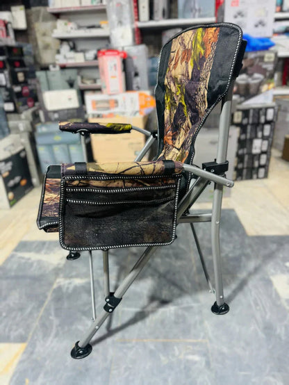 Portable Camping Chair with Cup Holder & Side Pocket – Lightweight & Durable | AwamiImport.com