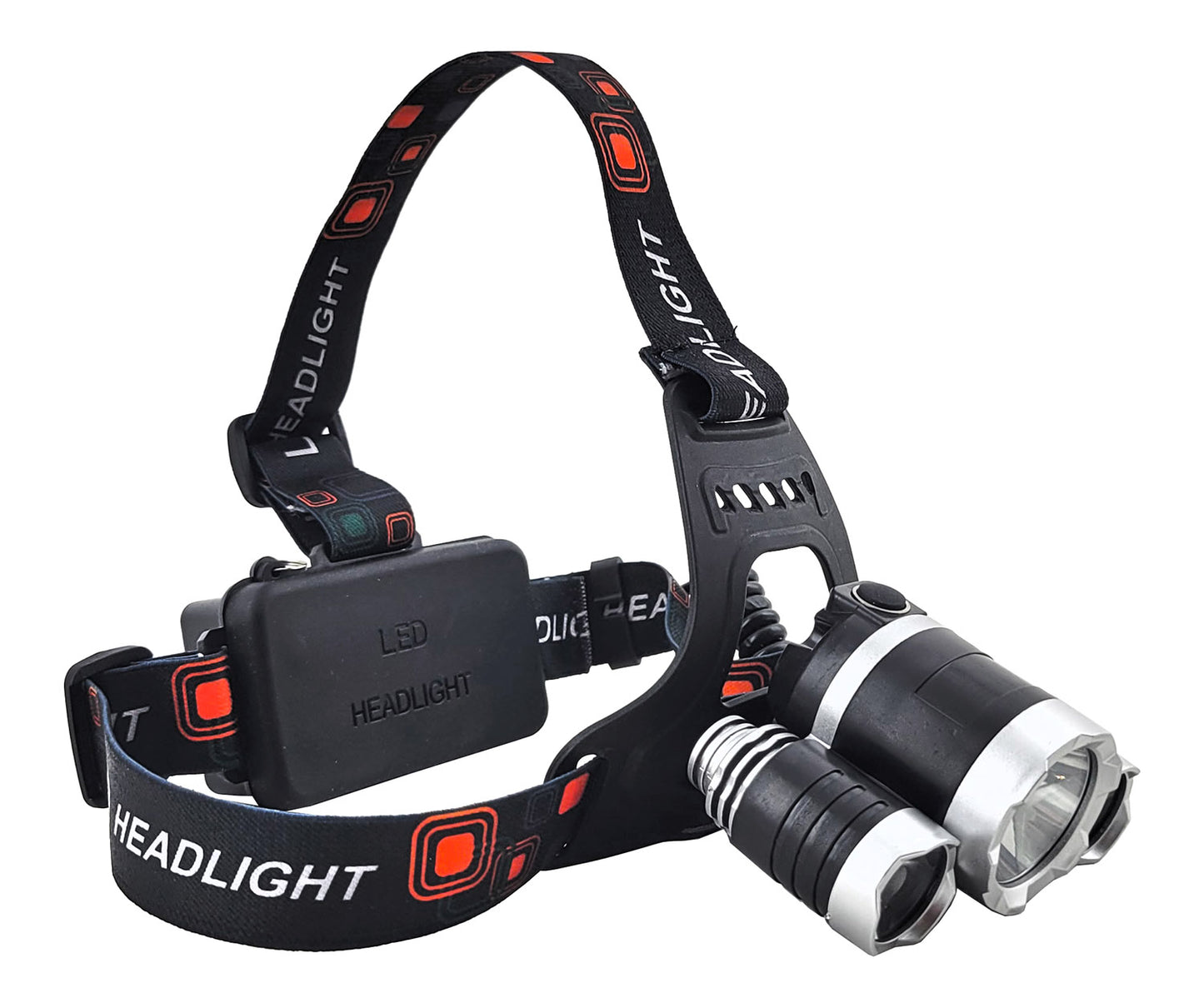 High Power 3x CREE T6 LED Head Lamp with 2x 18650 Rechargeable Batteries – Ultra Bright Head Torch | AwamiImport.com