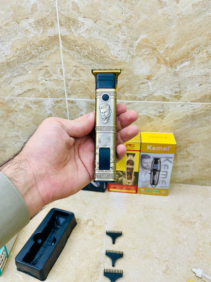 Daling DL-1636 Metal Body Trimmer – Digital Display & 4 Guide Combs ✂️⚡