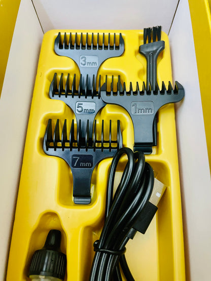 Daling DL-0058 Rechargeable Hair Trimmer – 180 Min Runtime, Digital Display ✂️⚡