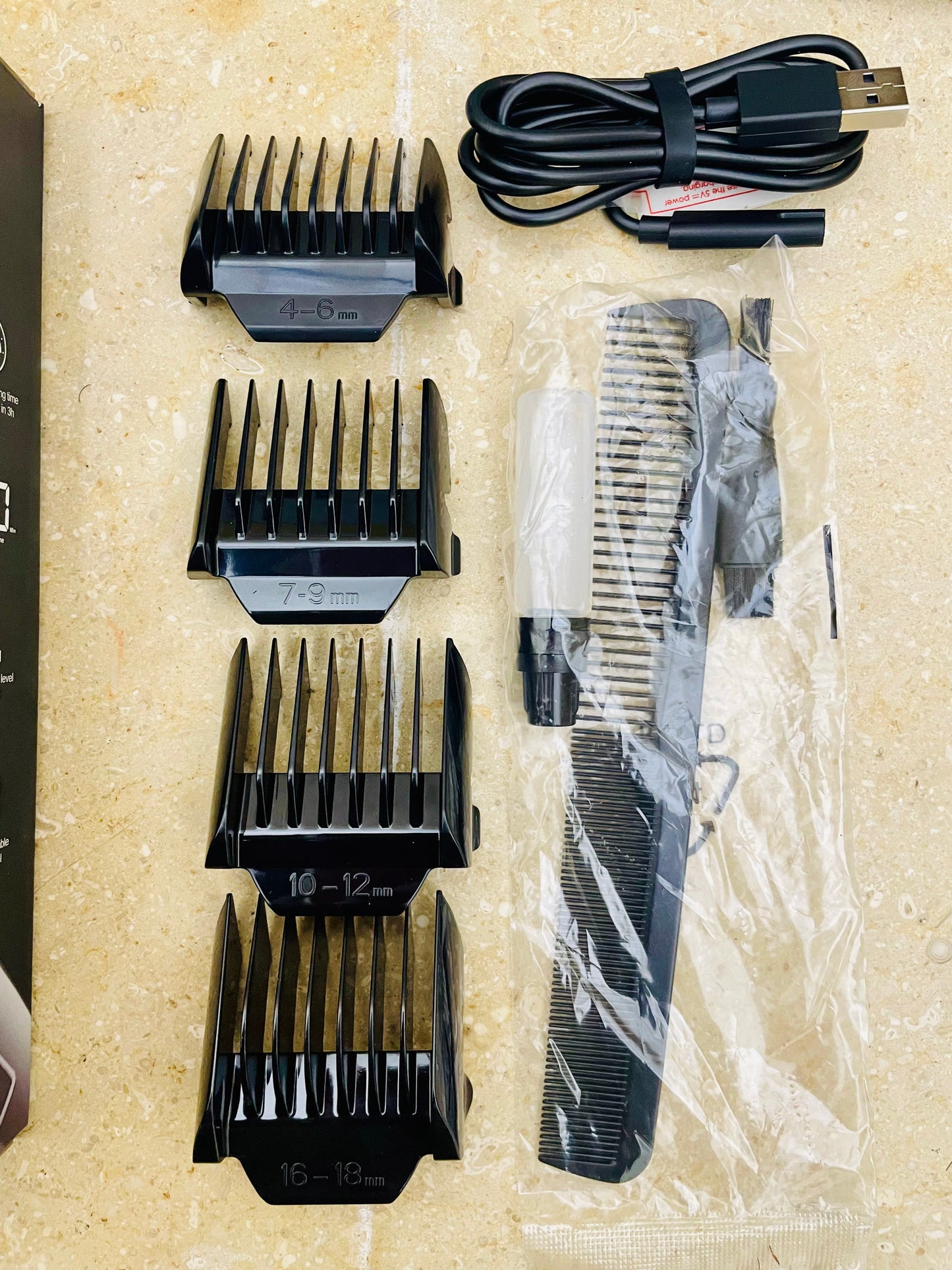 Tofuls G-9928 Digital Trimmer – 0.5–18mm, 180 Min Runtime ✂️⚡