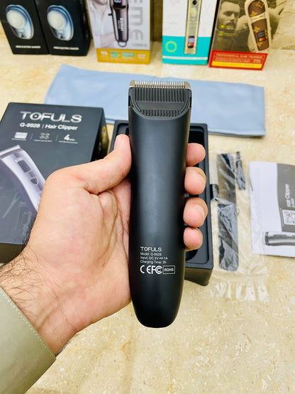 Tofuls G-9928 Digital Trimmer – 0.5–18mm, 180 Min Runtime ✂️⚡