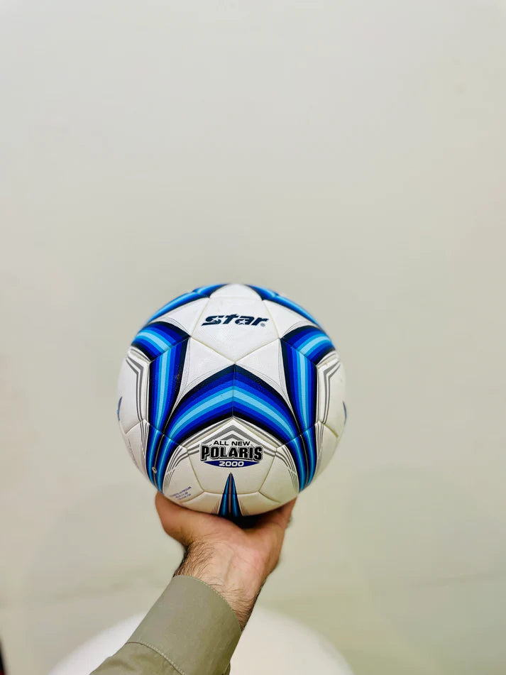 Premium Star Polaris 2000 FIFA-Approved |Size 5 |Tubeless Football