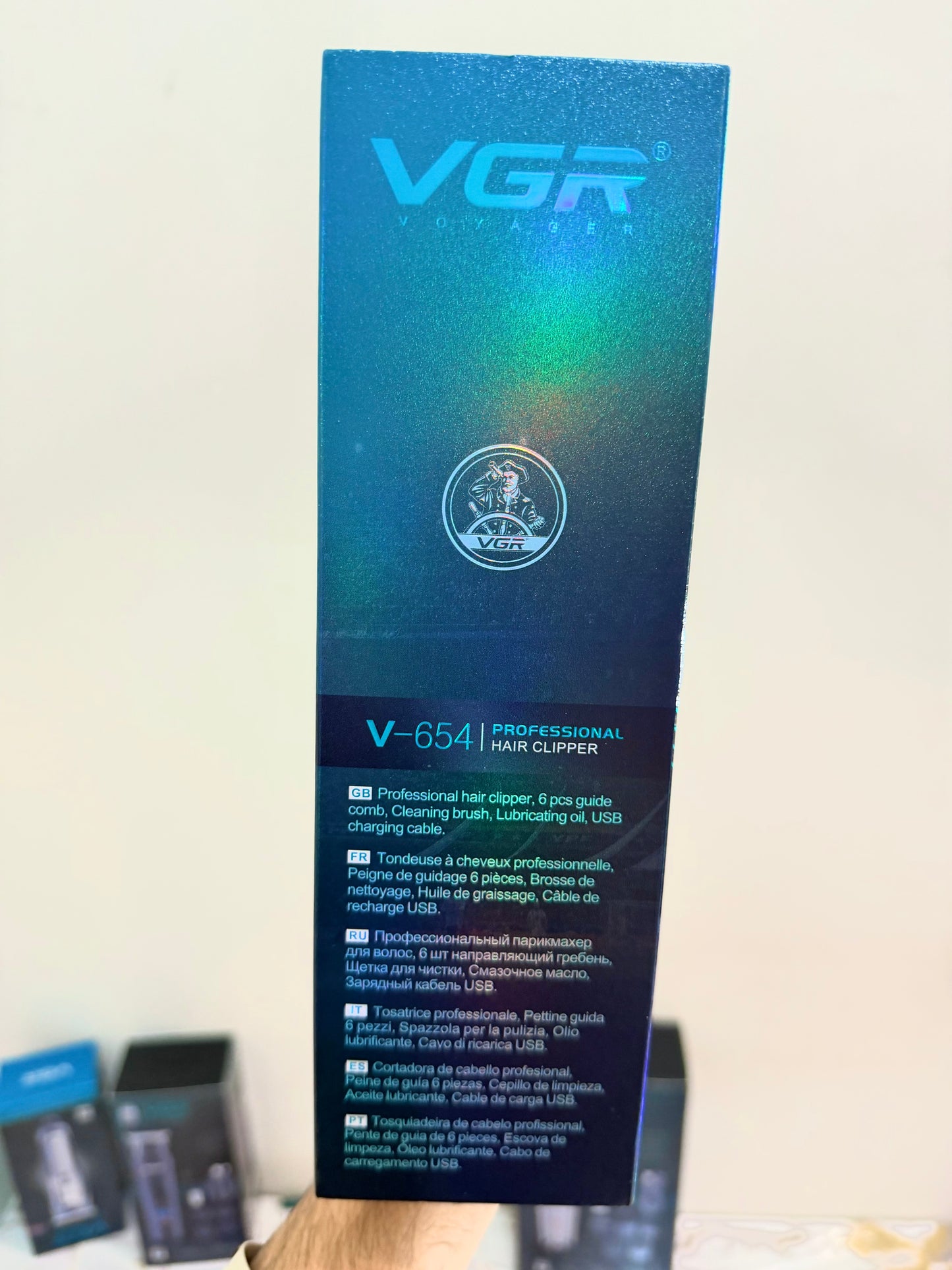 VGR V-654 Professional Trimmer – 7000 RPM Motor | AwamiImport.com