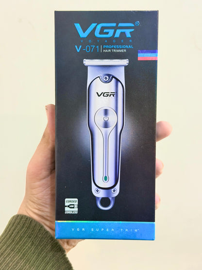 VGR V-071 Digital Display Trimmer – Type-C Charging | AwamiImport.com