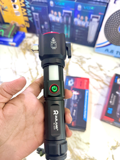 🔦 Ruiling RL-2210 Rechargeable Safety Torch (1KM Range, 8800mAh) – AwamiImport.com